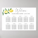 Search for lemon wedding seating charts Elegant