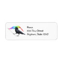 Search for crows return address labels Raven