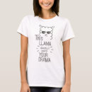 Search for drama llama tshirts Typography