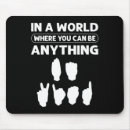 Search for hard of hearing mousepads Language