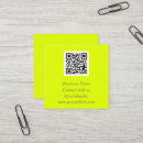 Search for fluorescent business cards Qr code