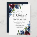 Search for maroon and navy wedding invitations Burgundy