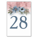 Search for dusty rose table cards Numbers