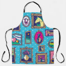 Search for wall paper pattern aprons Illustration