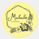 Search for mahalo stickers Hawaiian