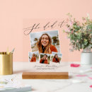 Search for graduation with photo signs For her