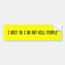 Search for knitting bumper stickers Humour