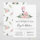 Search for flamingo baby shower invitations Unique