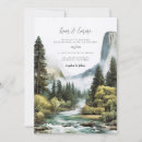 Search for yosemite wedding invitations California