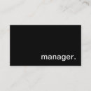 Search for management business cards Manager