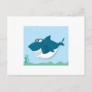 Search for shark cartoon postcards Sea