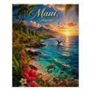 Search for hawaiian sunset posters Maui