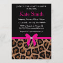 Search for hot pink leopard invitations Pink and black