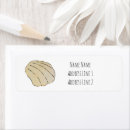 Search for sea shells return address labels Coastal