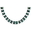Search for green and white bunting flags Congratulations