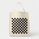 Search for black and white checkered bags Squares