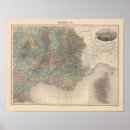 Search for departments posters Hachures