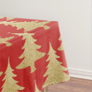 Search for gold and red christmas tablecloths Modern