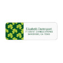 Search for cute st patricks day return address labels Green
