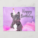Search for happy birthday french bulldog postcards Funny
