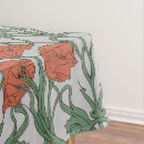 Search for art nouveau tablecloths Poppies