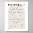 Search for matthew 11 28 posters Inspirational