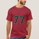Search for 77 number tshirts Team
