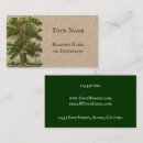 Search for oak tree business cards Forest