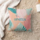 Search for coral and turquoise cushions Stylish