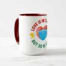 Search for love is in the air mugs Heart