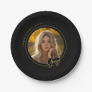 Search for black and gold paper plates Modern minimalist