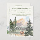 Search for mountain wedding announcement cards Forest