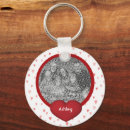 Search for red heart key rings Pretty