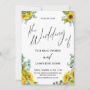 Search for sunflower bouquet wedding invitations Botanical