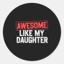 Search for daughters stickers Funny dad