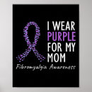 Search for fibromyalgia purple ribbon posters Sick