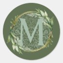 Search for monogram letter m stickers Botanical