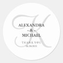 Search for grey monogram stickers Elegant