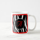 Search for monogram zebra mugs Chic
