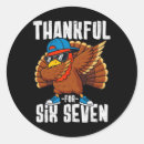Search for thanks meme stickers Six seven