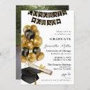 Search for balloons graduation invitations Black