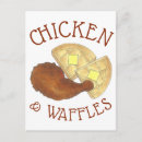Search for waffles postcards Food