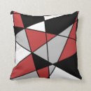Search for red black gray cushions For her