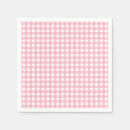 Search for pink plaid napkins Check
