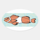 Search for fish oval stickers Ocean