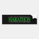 Search for marathoner bumper stickers Runner