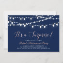 Search for rose gold surprise party invitations Elegant
