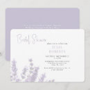 Search for lavender bridal shower invitations Floral