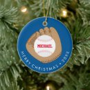 Search for baseball player christmas tree decorations Athlete