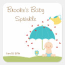 Search for umbrella baby shower stickers Sprinkle